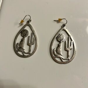 Pewter earrings